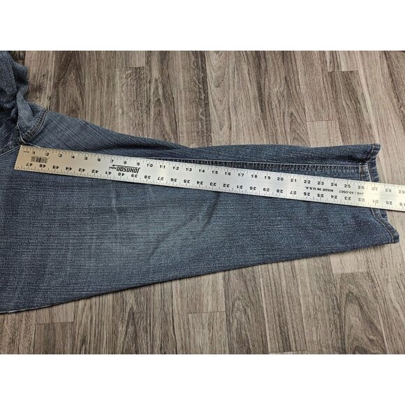 Just My Size JMS Womens Size 20W Short Classic Stretch Denim Blue Jeans - Picture 11 of 13